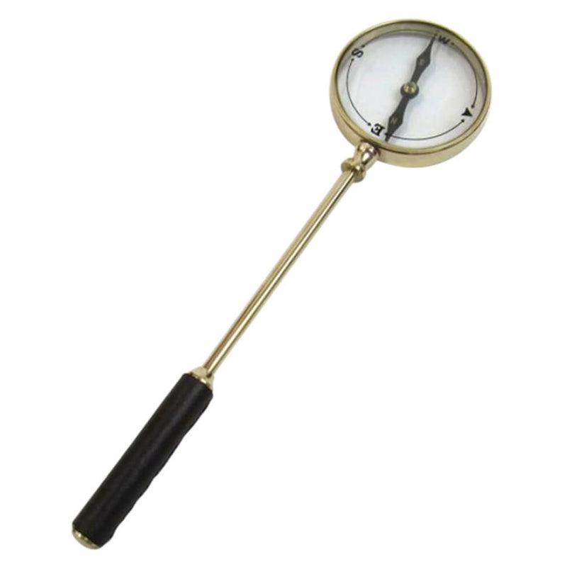 BR 484404 - Solid Brass Magnifying Glass Compass with Handle (17)