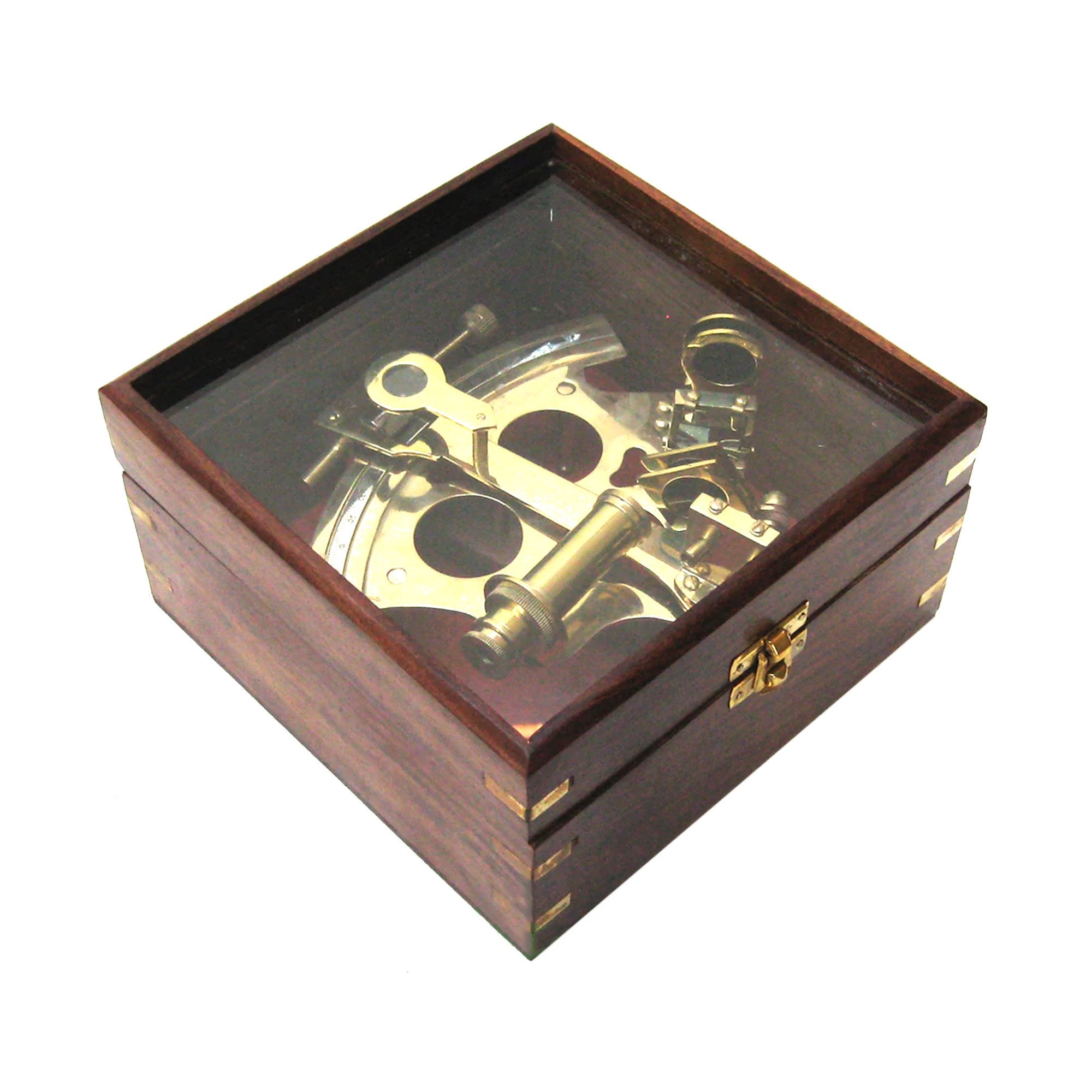 BR 48490 - German Sextant With Glass Box