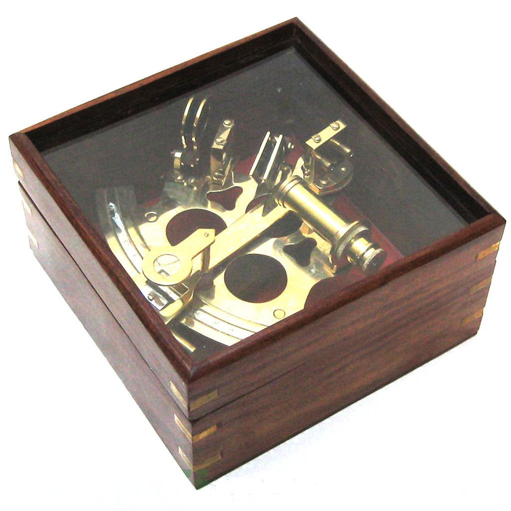 BR 48490 - German Sextant With Glass Box