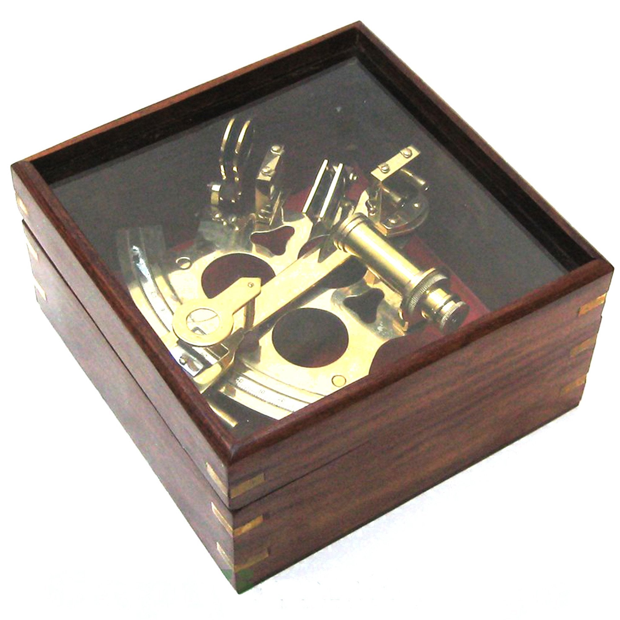 BR 48490 - German Sextant With Glass Box