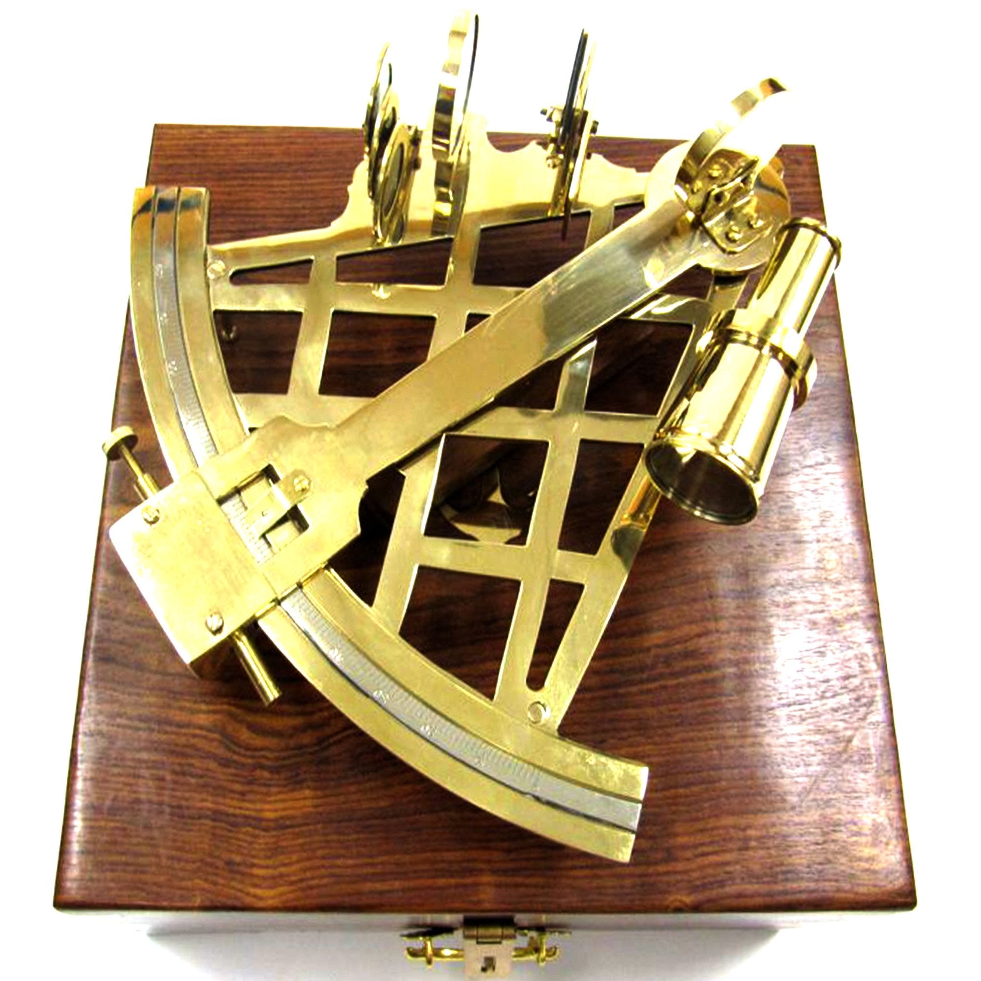 BR 48505 - Sextant 10" w/ Wooden Case