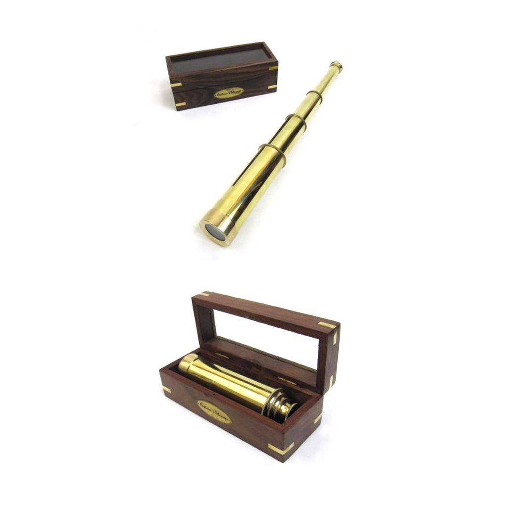 BR 48528 - Captain's Telescope, Solid Brass 15" Polished