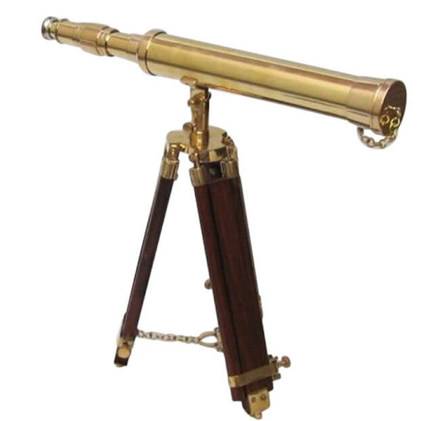 Brass Telescope 18", Wooden Stand