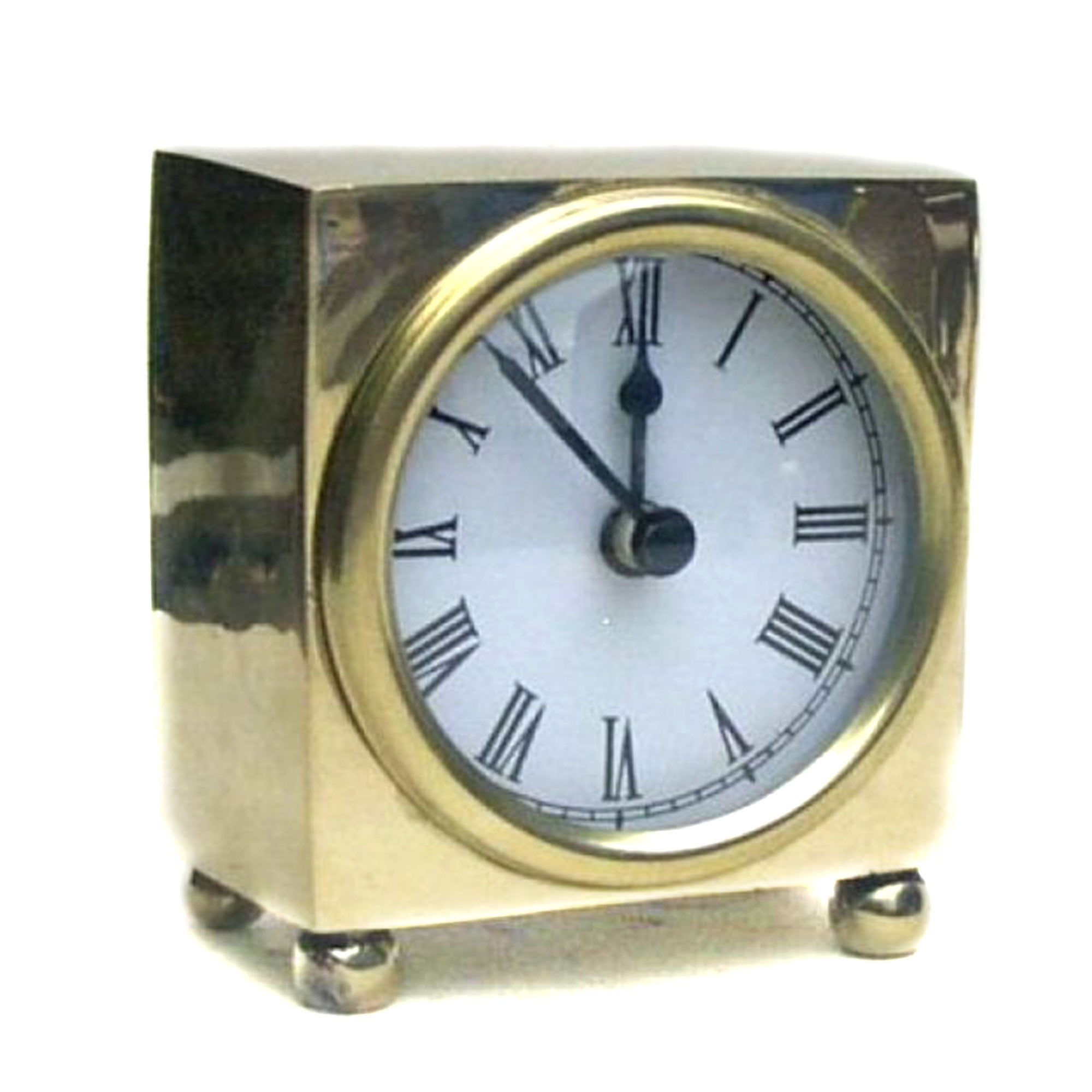 BR 4867 - Brass Clock, 3"
