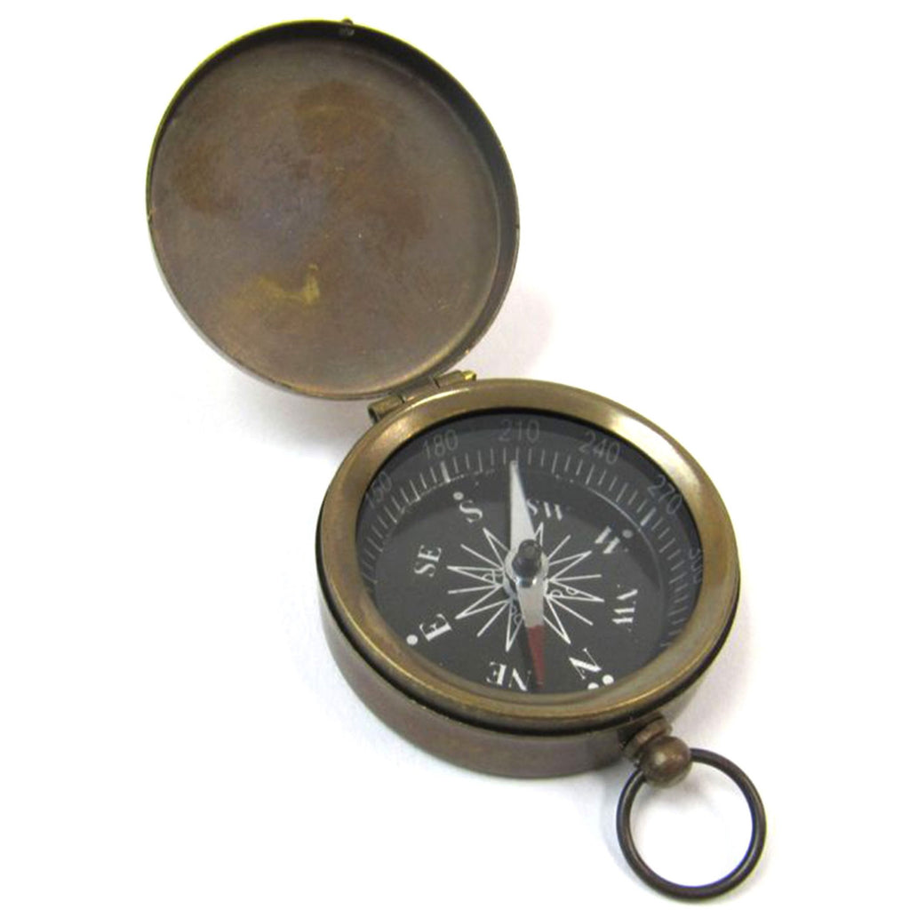 BR 48850 - Pocket Compass 1.75" Brass Antique