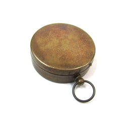 Pocket Compass 1.75" Brass Antique