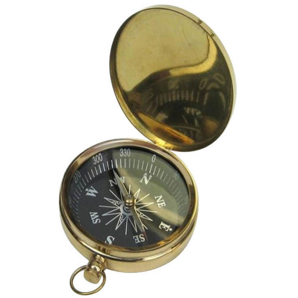 BR 48851E - Pocket Flat Compass, 3" W/ Lid