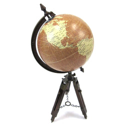 Brass Vintage Globe w/ Tripod