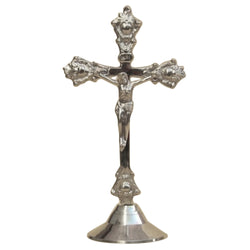 Solid Brass Jesus On Pedestal 14" C/BX