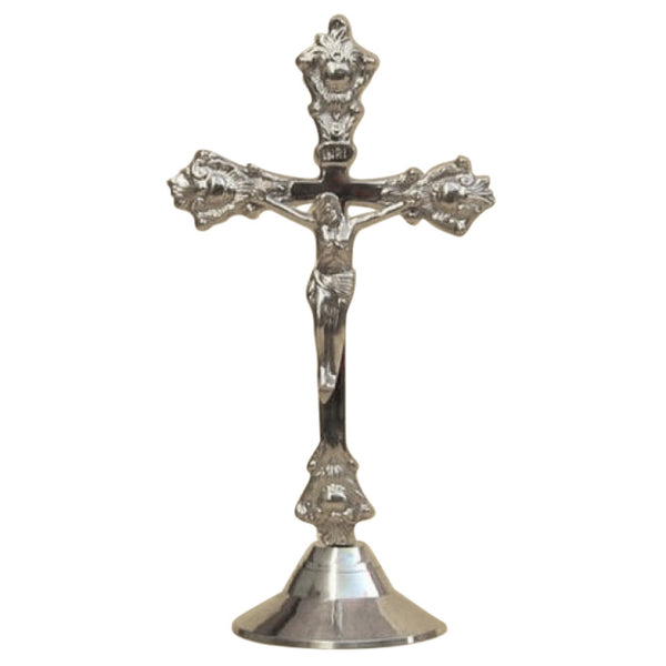 BR 50511 - Solid Brass Jesus On Pedestal 14" C/BX