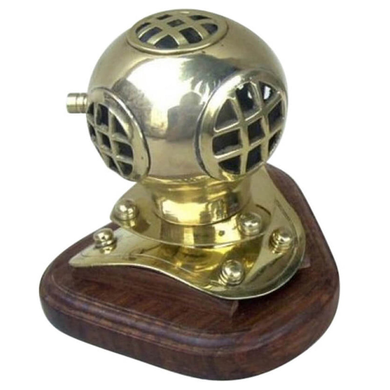 BR 52570 - Diver Helmet, Wood Base