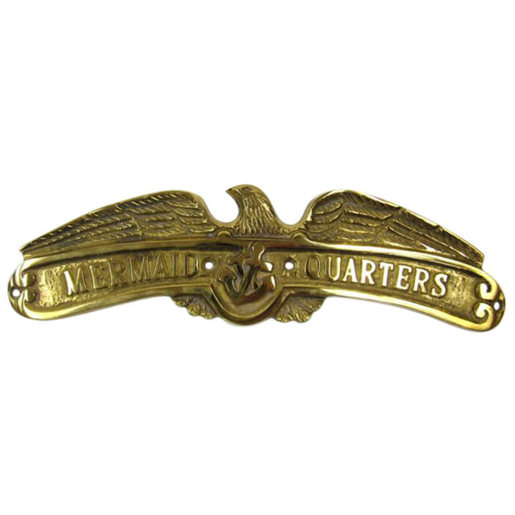 BR 9054 - Brass Eagle "MERMAID QUARTERS"