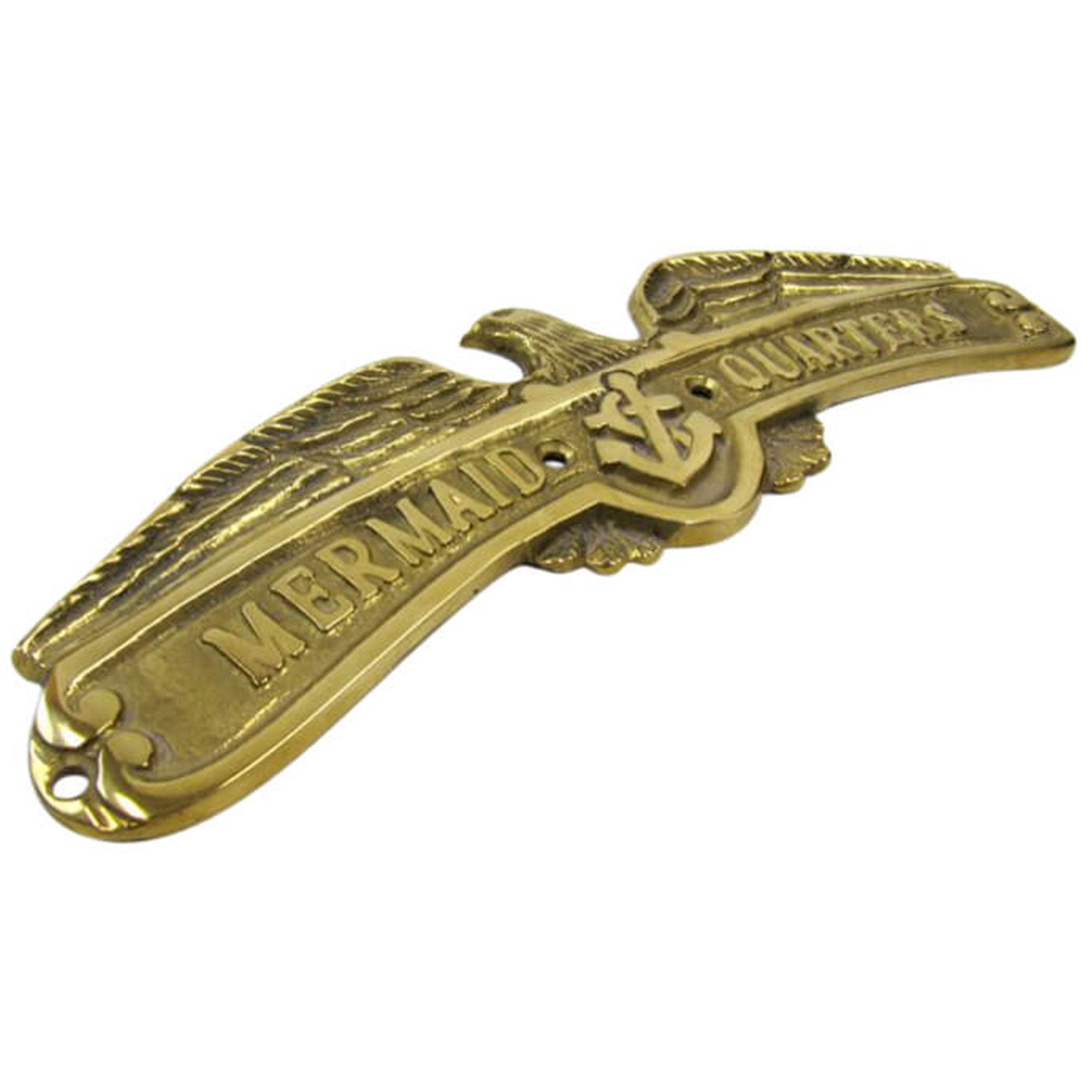 BR 9054 - Brass Eagle "MERMAID QUARTERS"