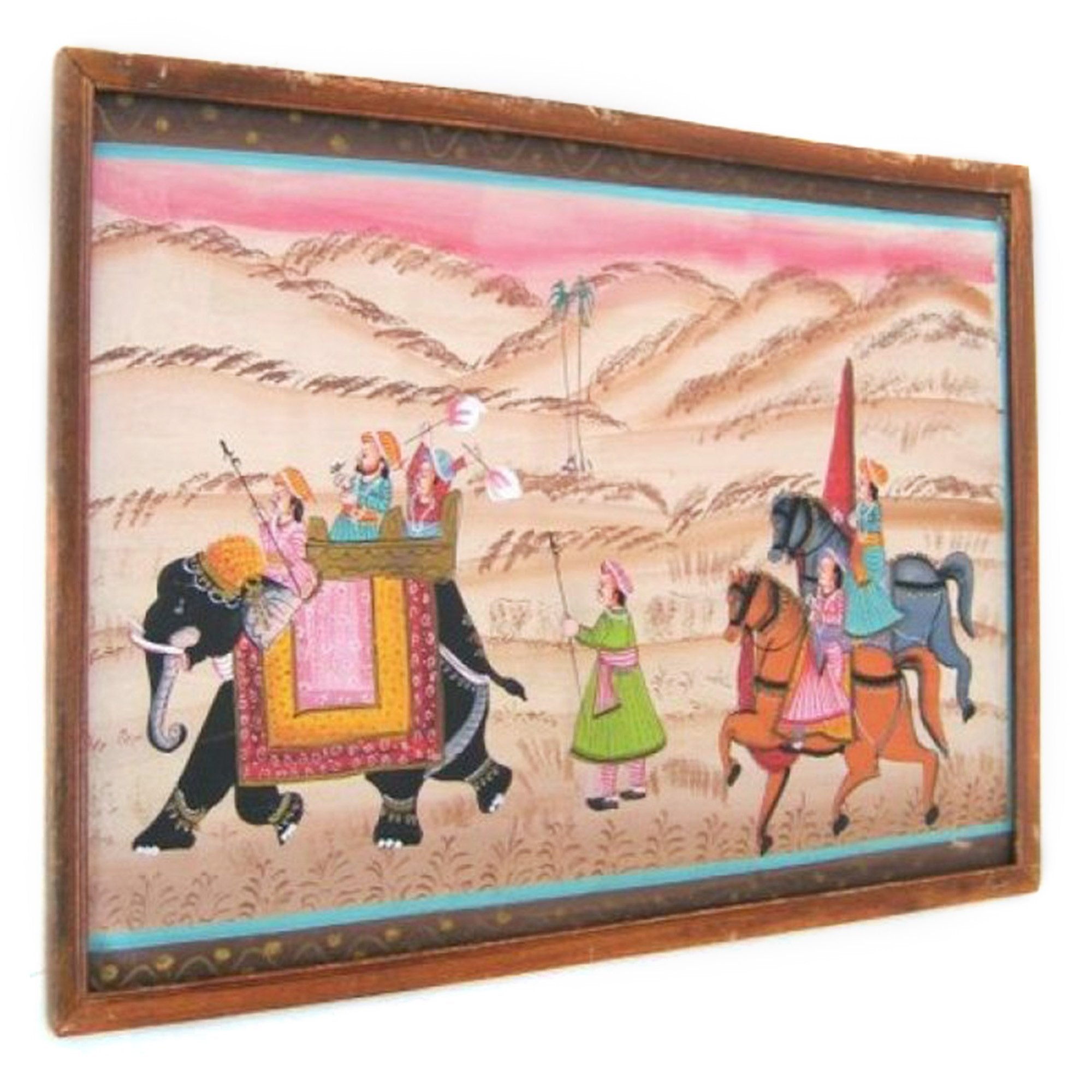 CN 315 - Silk Painting, Framed
