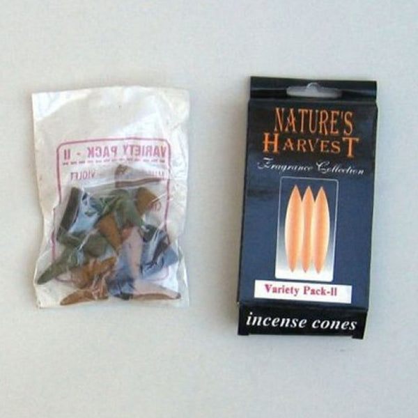 Incense Cones, Assorted flavors, Boxed