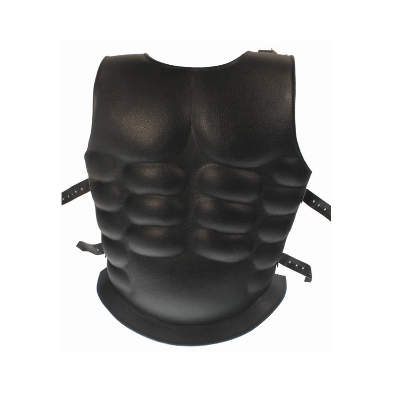 Faux Leather Mounted Muscle Armor