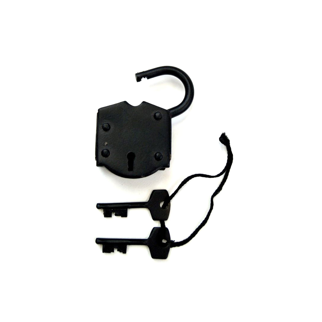 IR 80101A - Antique Iron Lock, 2.5" Heavy Duty