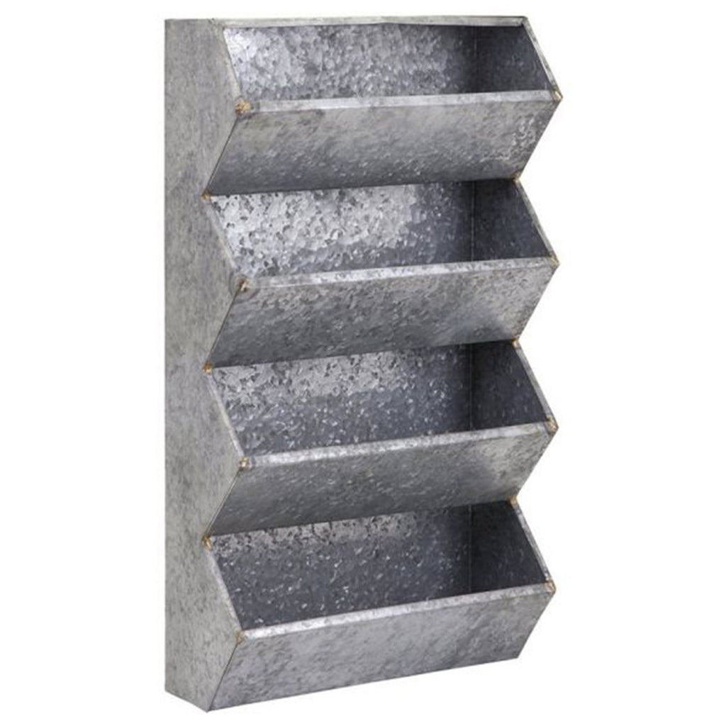 IR 1371 - Galvanized Wall Organizer