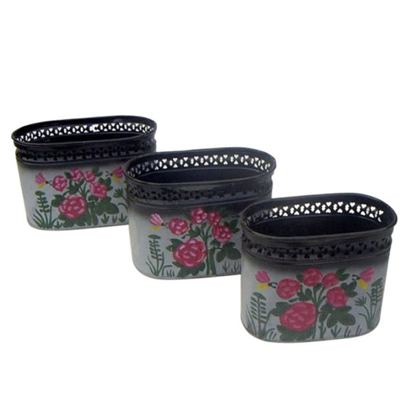 IR 4038 - Iron Trash Basket Set of 3