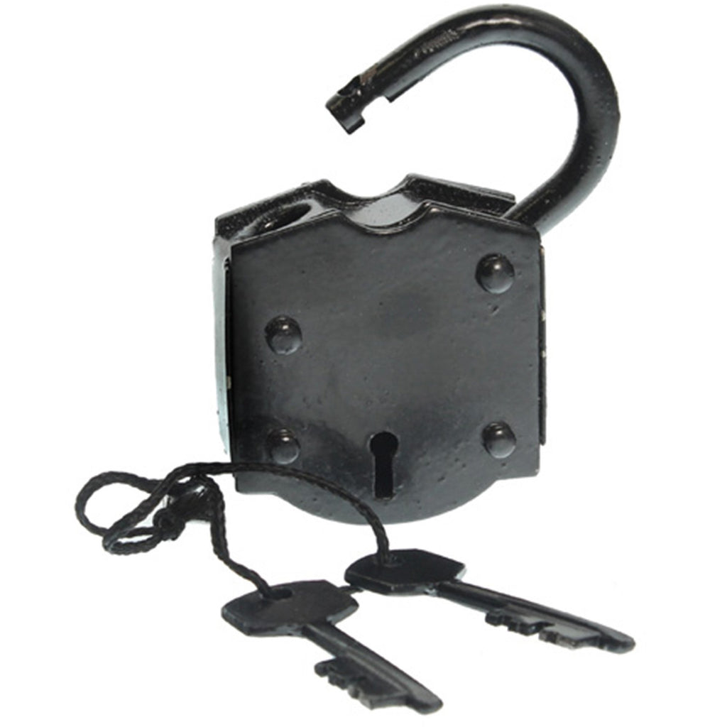 IR 80101A - Antique Iron Lock, 2.5" Heavy Duty