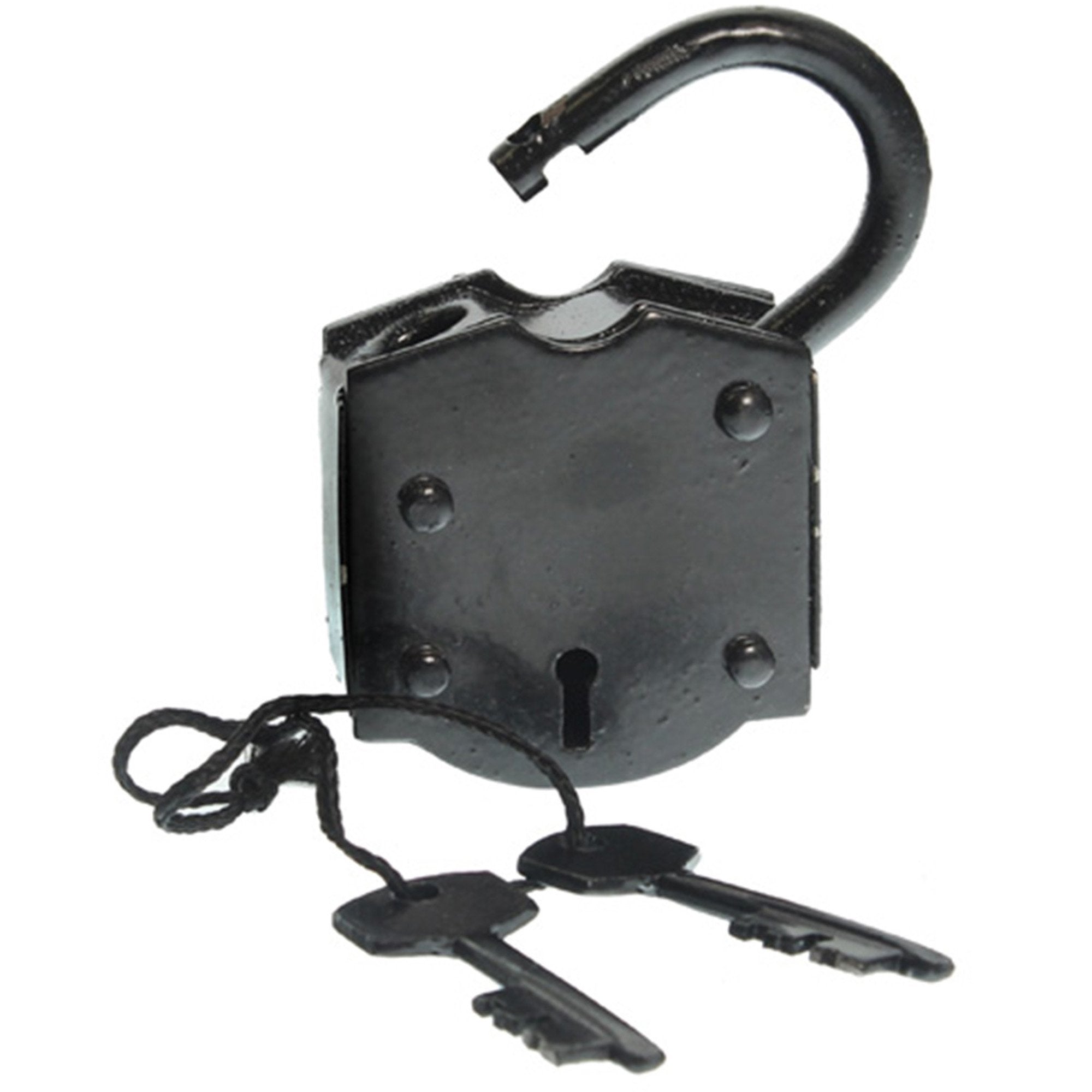 IR 80101A - Antique Iron Lock, 2.5" Heavy Duty