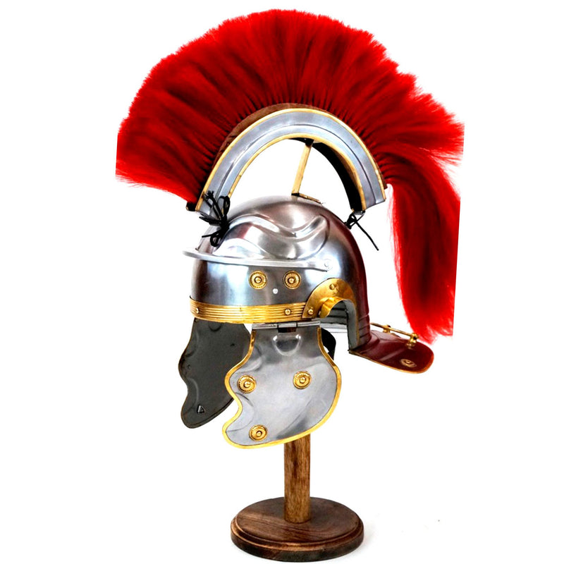Roman Centurion Galic Red Plume + Lorica Segmentata Armor