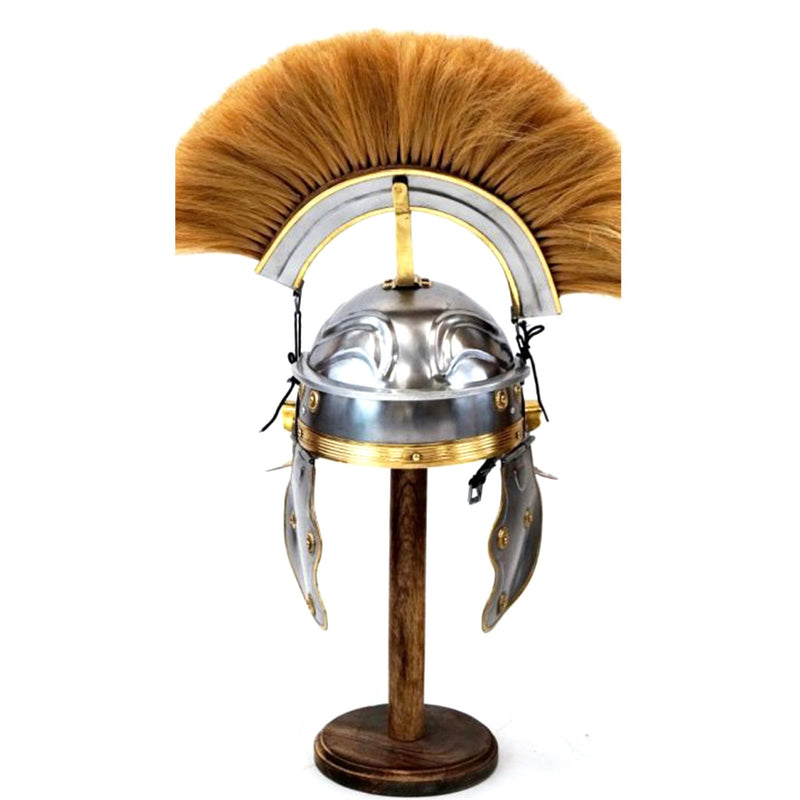 Imperial Italic Centurion Helmet with White Crest