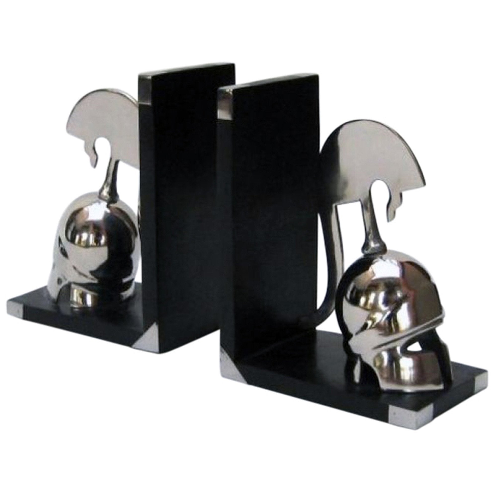 IR 80641B - Armor Helmet Bookend Pair