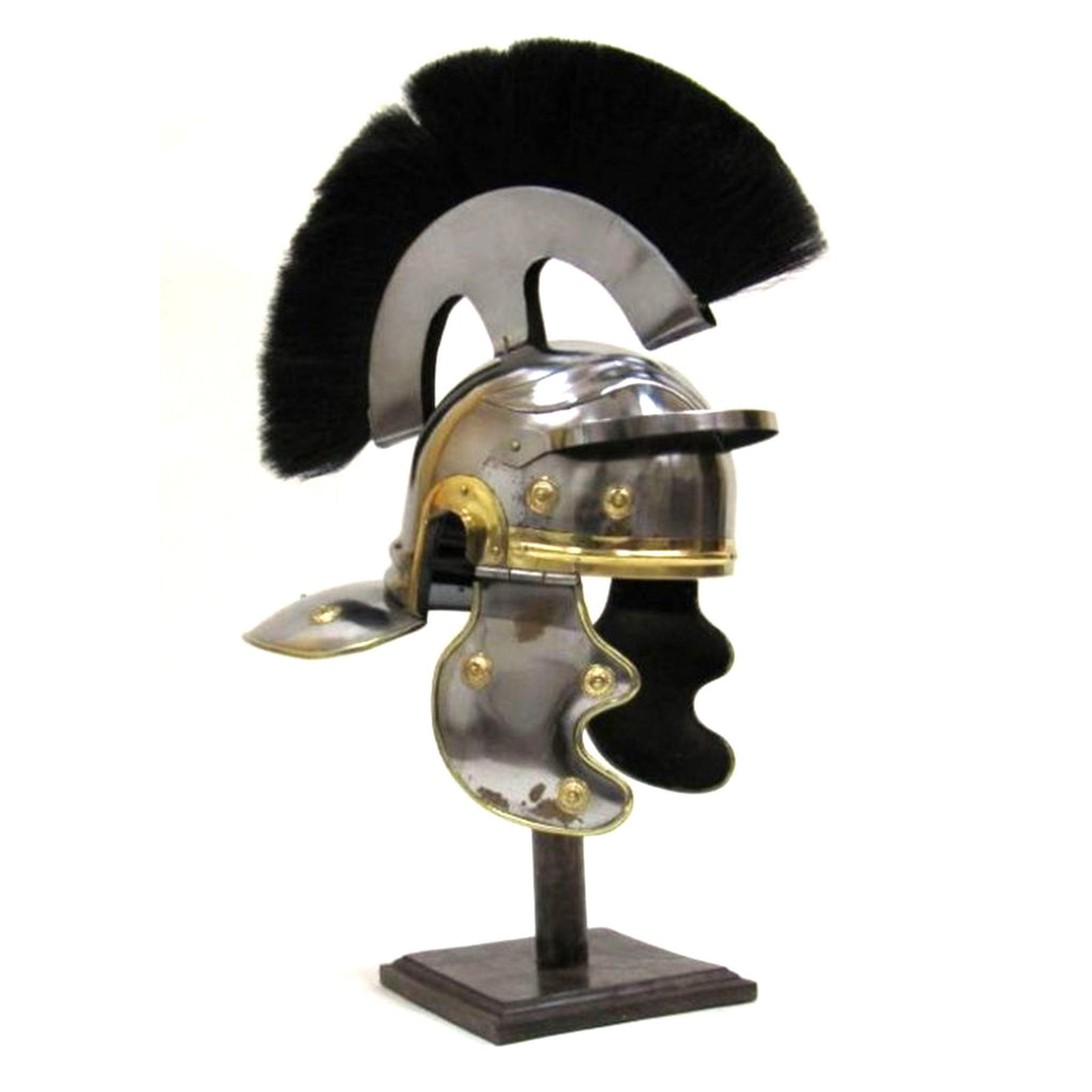 IR 80670A - Roman Centurion Helmet Black Plume
