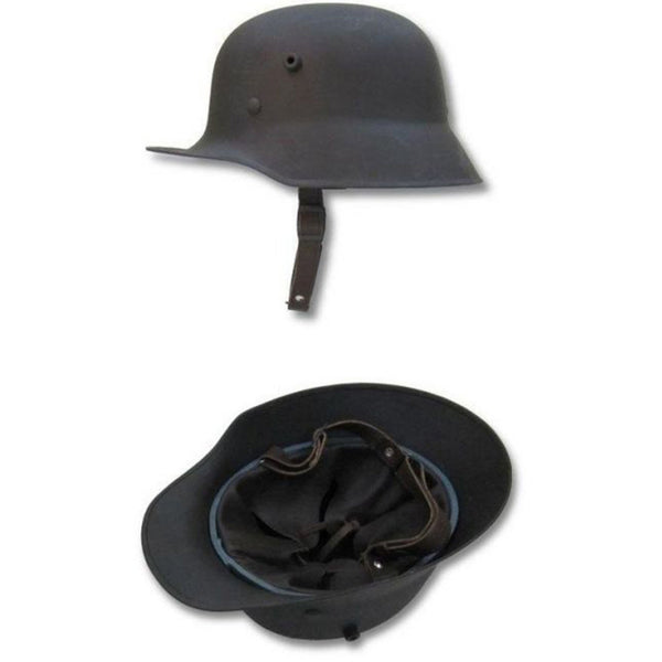 IR 80680 - WW1 Replica Helmet M18, Faux Leather Lined, Adjustable Chin Strap