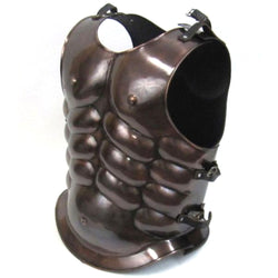 Steel Breast Plate Muscle Armor Copper Antique Finish