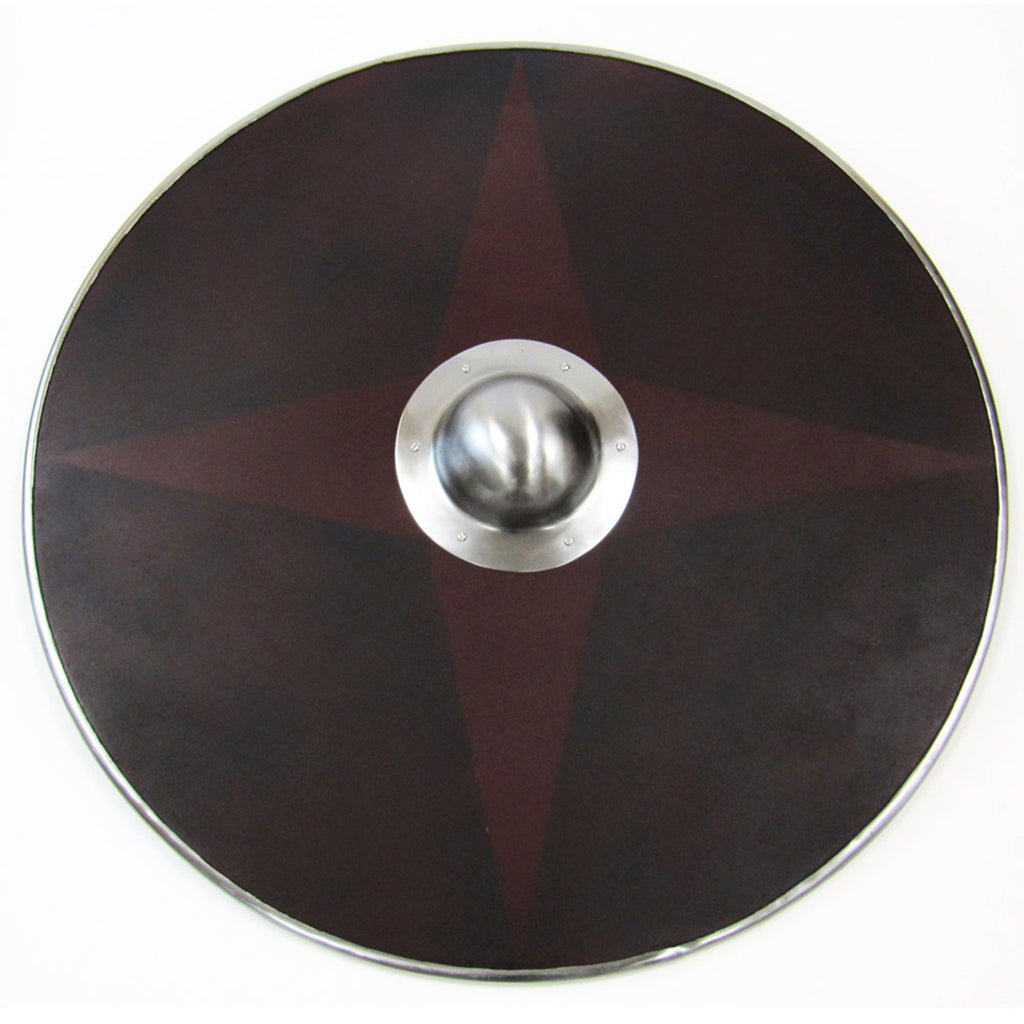 IR 80705B - Large Wooden Buckler Shield, 31"