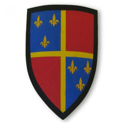 IR 80706 - Medieval Fleur Shield - Wooden