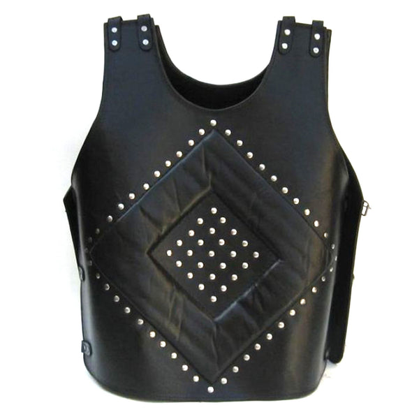 Faux Leather Armor Jacket (L-20009)