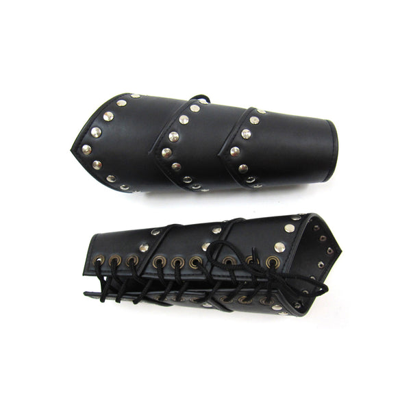 Bracers-Hand Guard Set, Faux Leather
