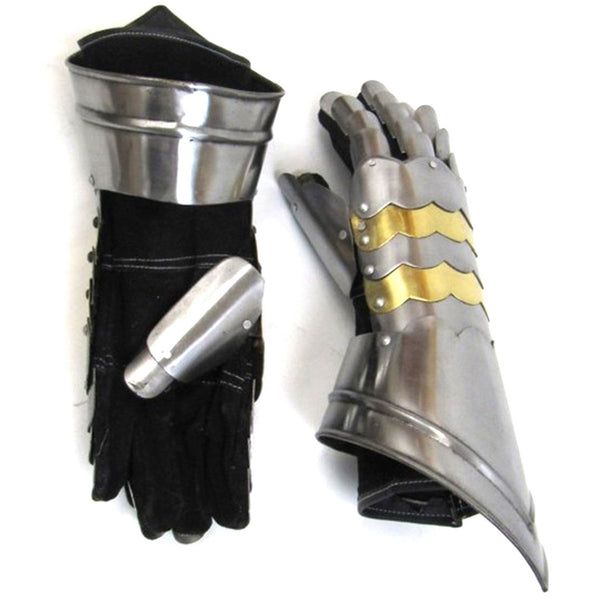 Gauntlet Pair with Brass Mixed