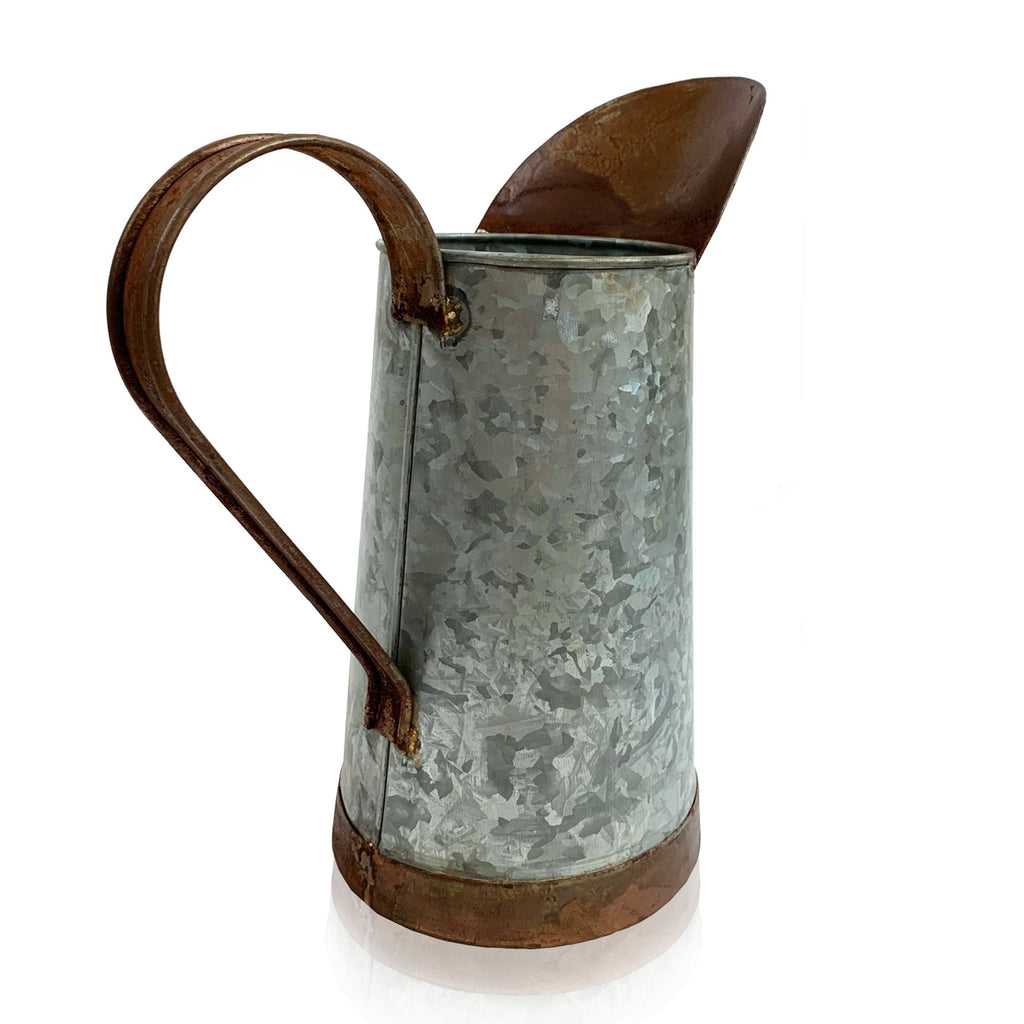 IR 2568 - Galvanized Pitcher, 13"