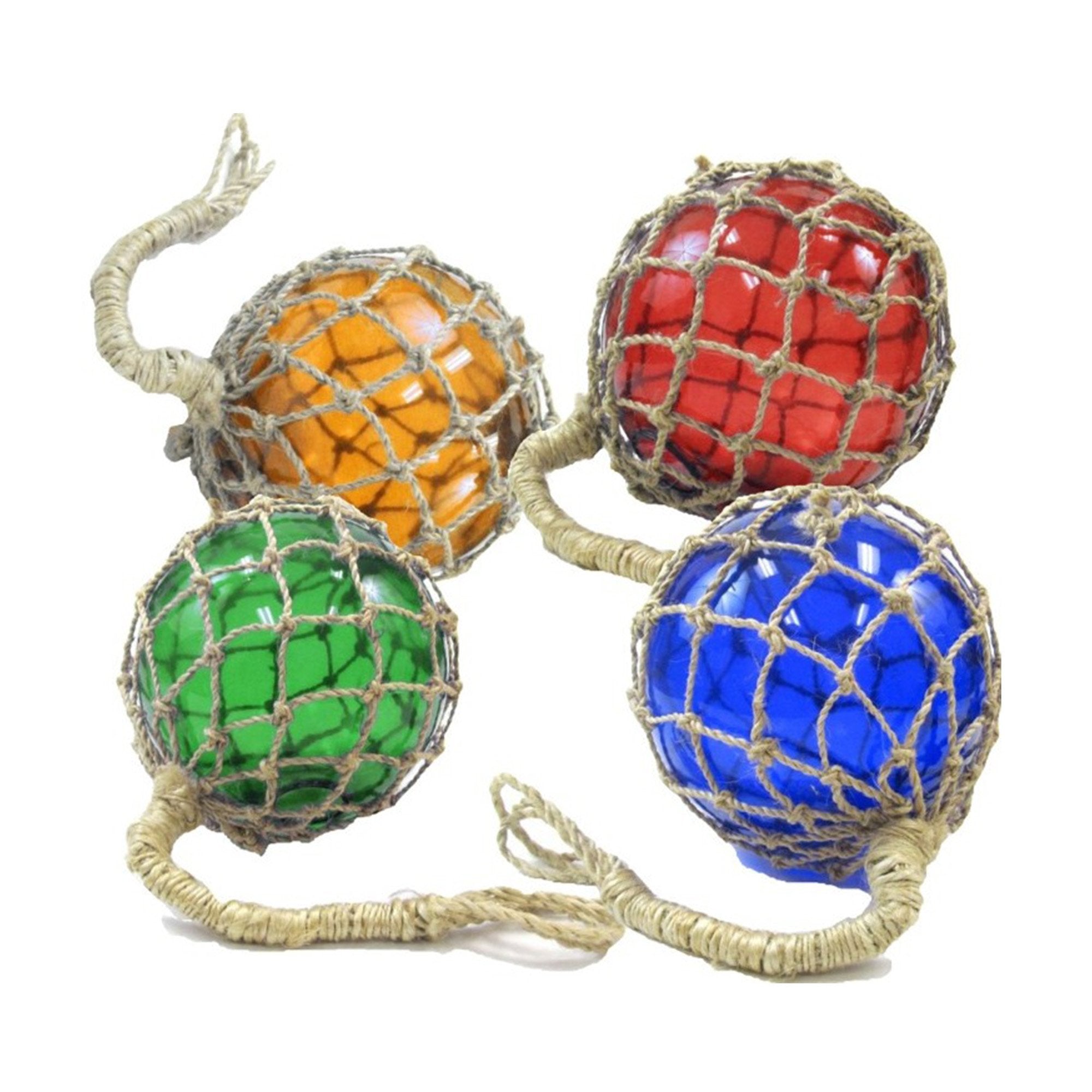 MR 4801 - Colored Glass Fishing Float Assorted Colors 8"