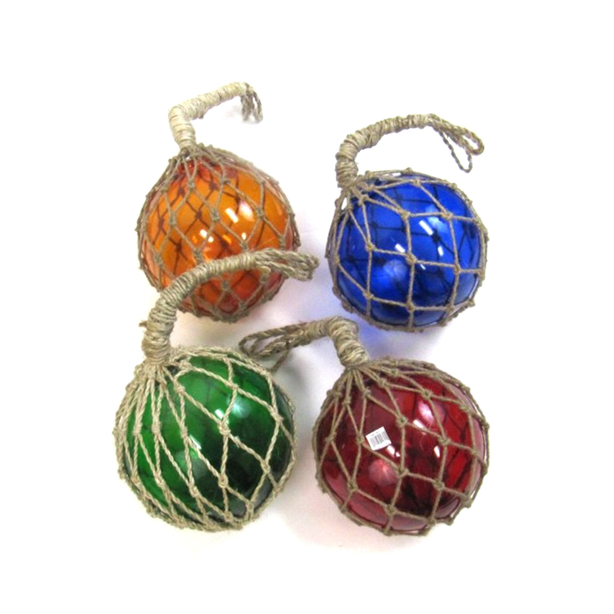 MR 4801 - Colored Glass Fishing Float Assorted Colors 8"