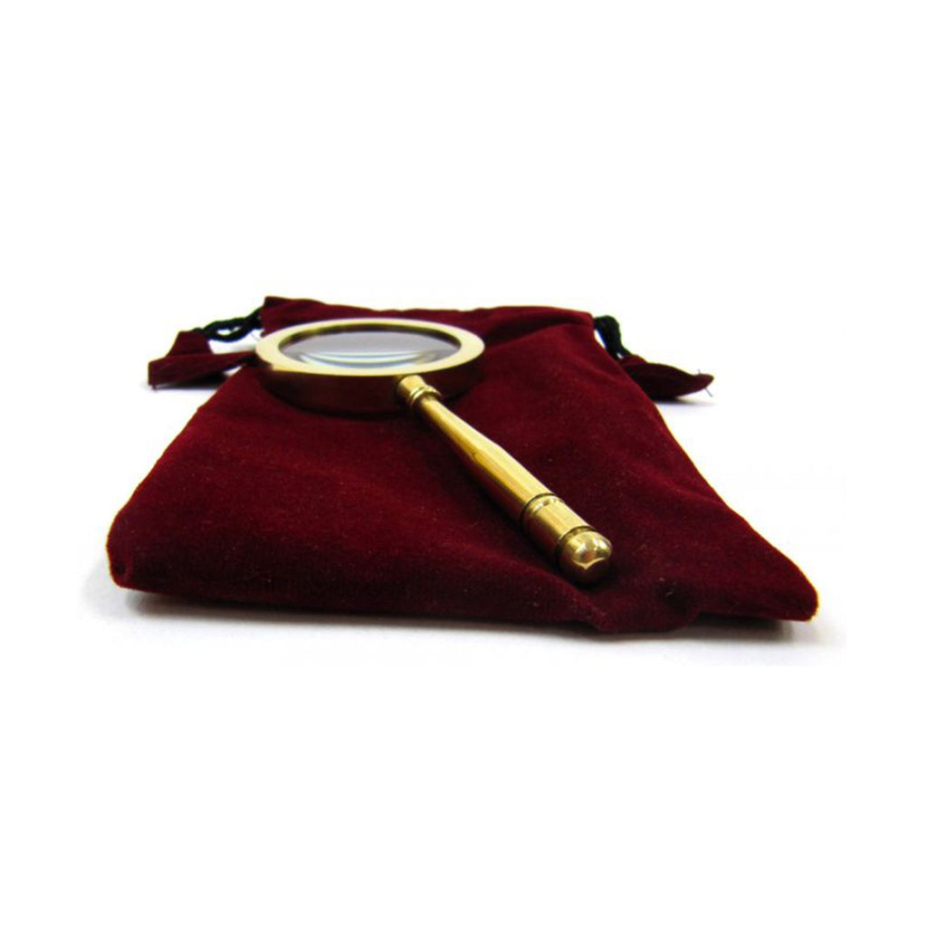 MR 4810A - Magnifying Glass 5" w/ Velvet Pouch