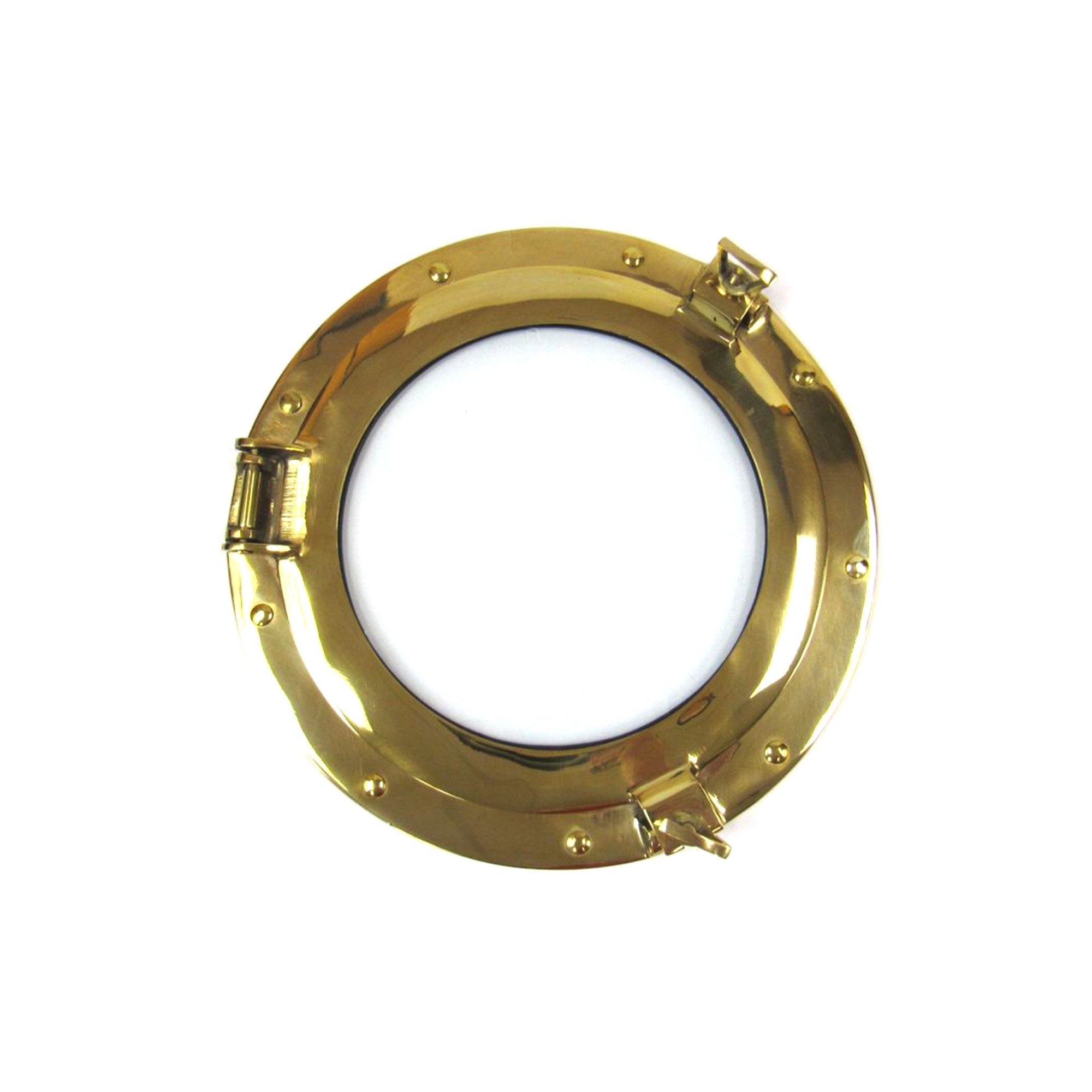 MR 4860 - Porthole Cover Brass & Glass, 12"