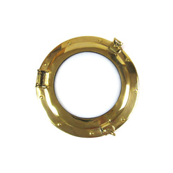 Porthole Cover Brass & Glass, 12"