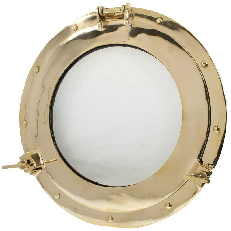 Porthole Cover Brass & Glass, 12"