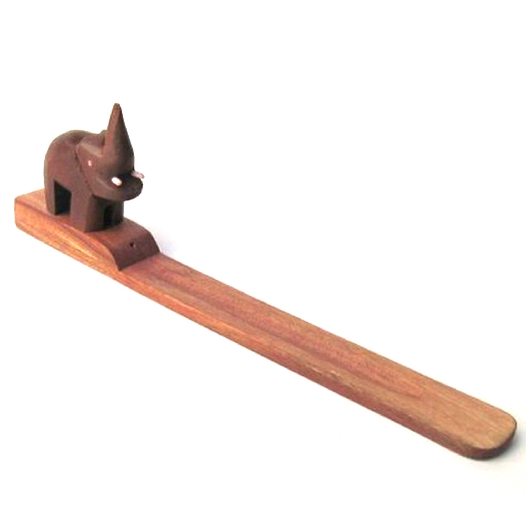RW 189 - Wooden Elephant Incense Stick Burner