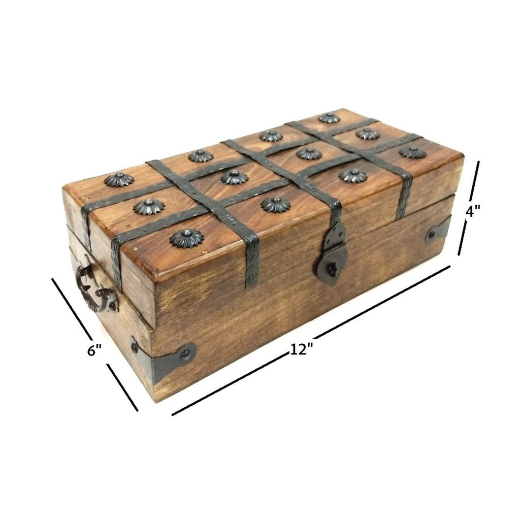 SH 23351X - Pirate Box Iron Inlaid