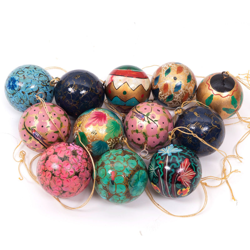 SH 31312 - Hand Painted Christmas Balls