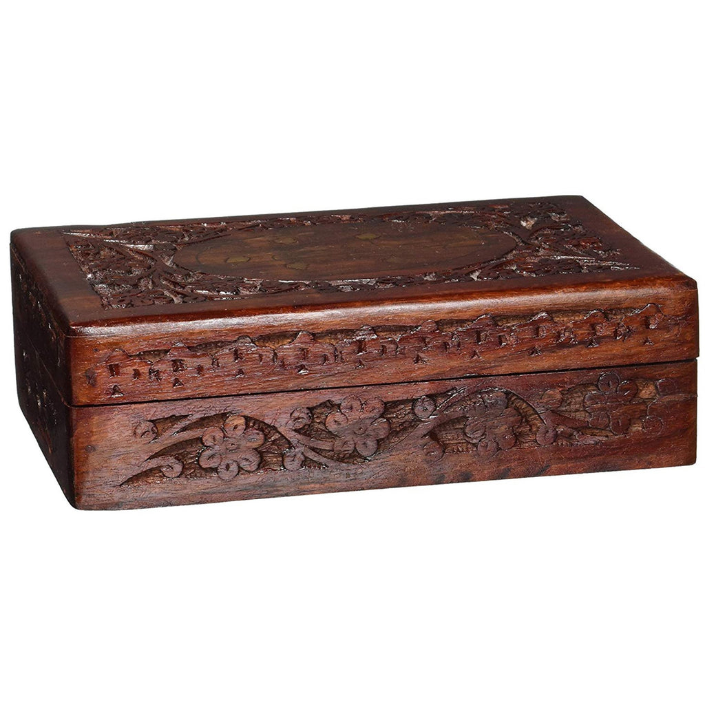 SH 104 - Carved Wooden Box