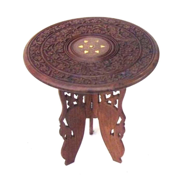 Wooden Carved Table 15"