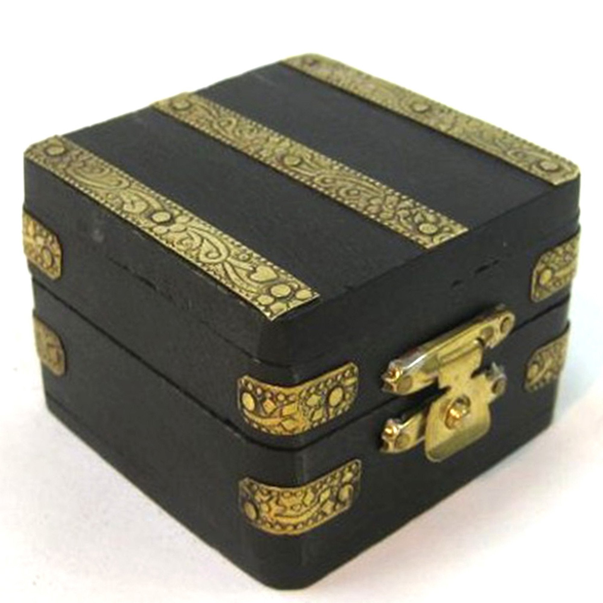 SH 1300 - Wooden Pill Chest Box Inlaid