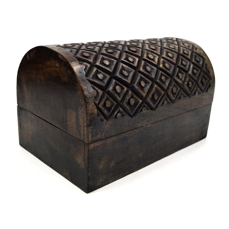 SH 2334A - Nesting Wooden Pirate Chests (set of 3), Blackened